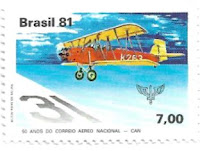 Selo 50 Anos do Correio Aéreo Nacional