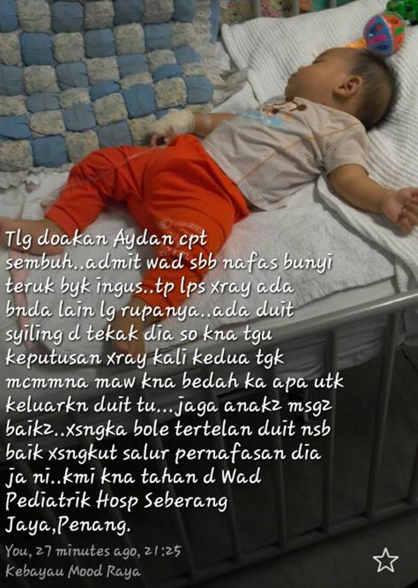 Disangka Anak Batuk Kahak, Tapi Bila X-Ray Jumpa SESUATU Yang MENGEJUTKAN!