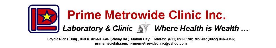 Prime Metrowide Laboratory & Clinic