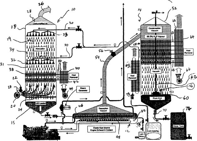 METHOD AND APPARATUS FOR PRODUCING POTABLE DRINKING WATER FROM AIR