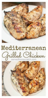 Mediterranean Grilled Chicken Breasts