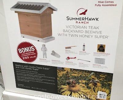 Costco 8338333 - Backyard Beehive Honey Harvest Starter Kit features Quick-Check Super and Twin Honey Super