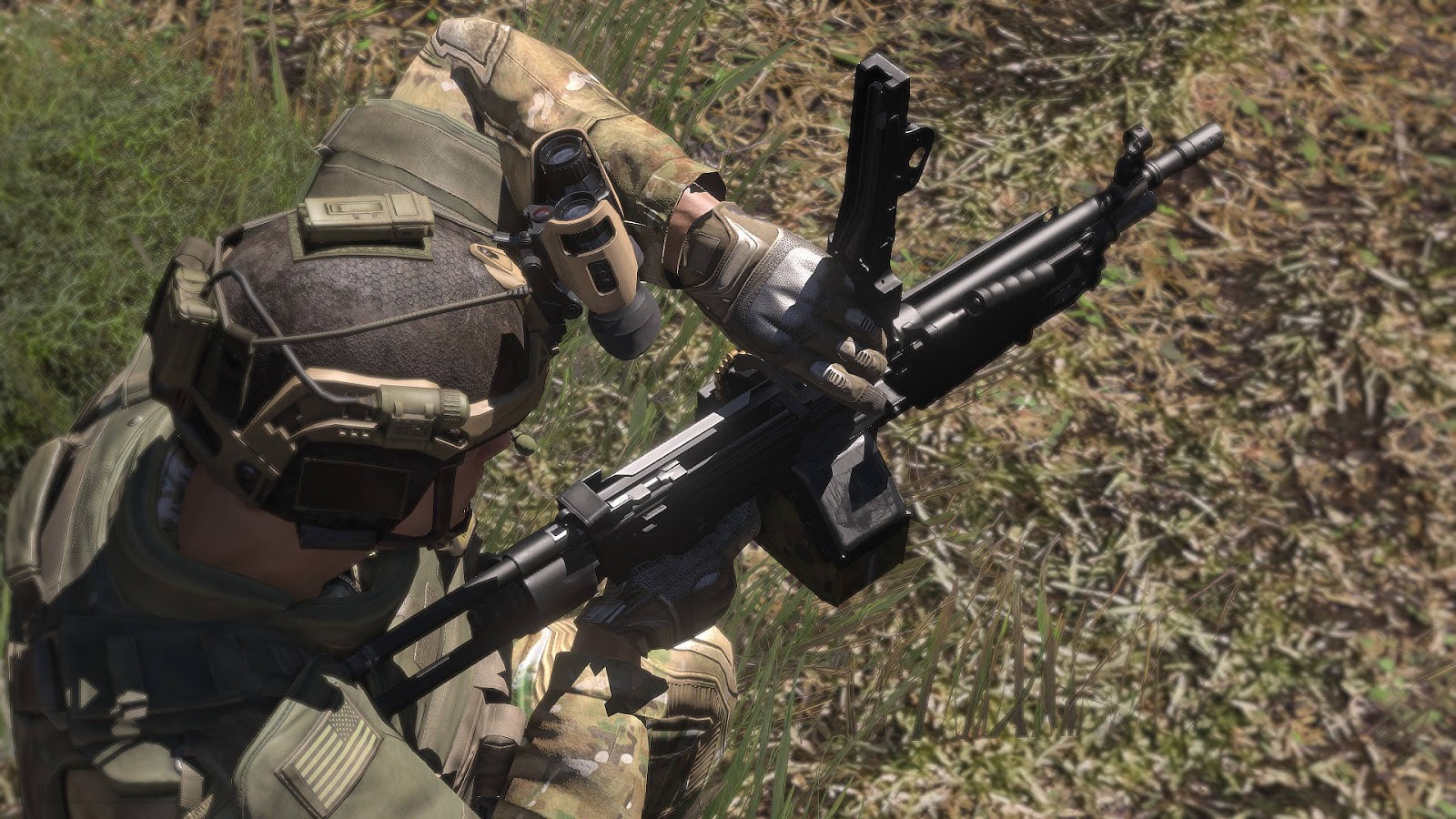 Arma 3 向けで 10 仕様の M249 Minimi を追加する Niarms Minimi Lmgs Mod 弱者の日記 Arma 3 Modとアドオン紹介