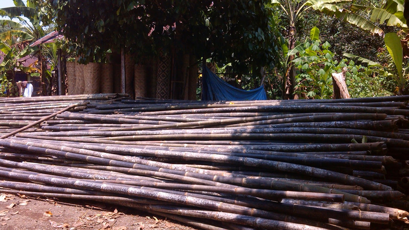  kerajinan  bahan keras bambu  Jangan diliat