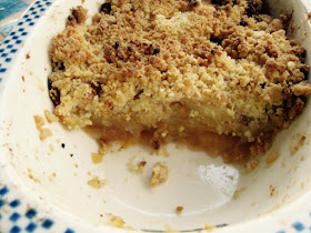 Apple crumble