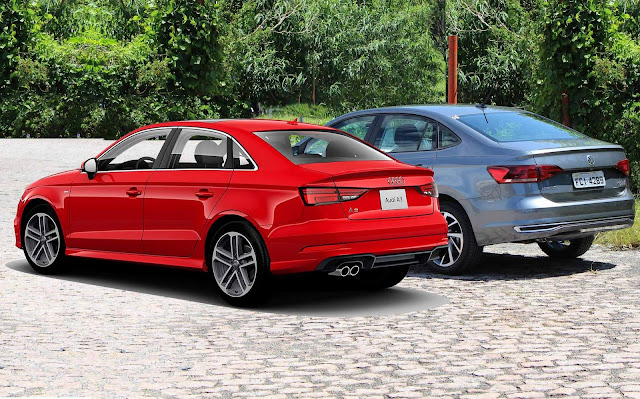 VW Virtus x Audi A3 Sedan