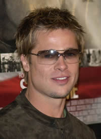 brad pitt short hair