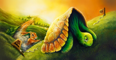 Î‘Ï€Î¿Ï„Î­Î»ÎµÏƒÎ¼Î± ÎµÎ¹ÎºÏŒÎ½Î±Ï‚ Î³Î¹Î± hare and tortoise painting