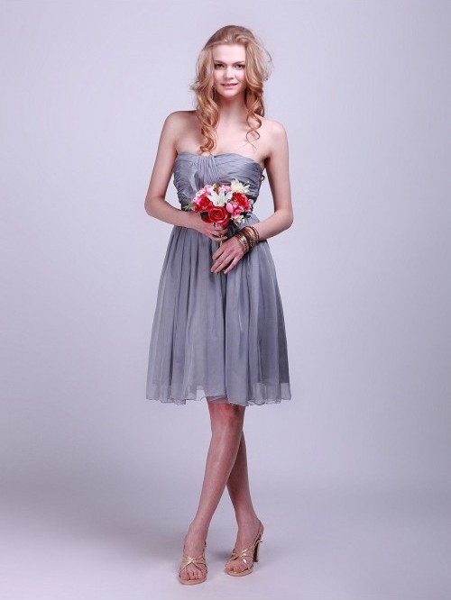 knee length bridesmaid dresses