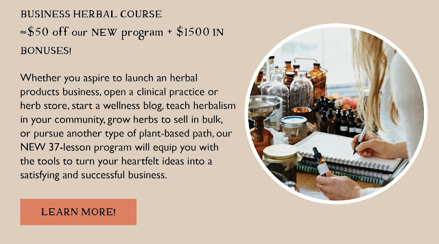 Back to School Offer, up to 30% off all herbal courses!