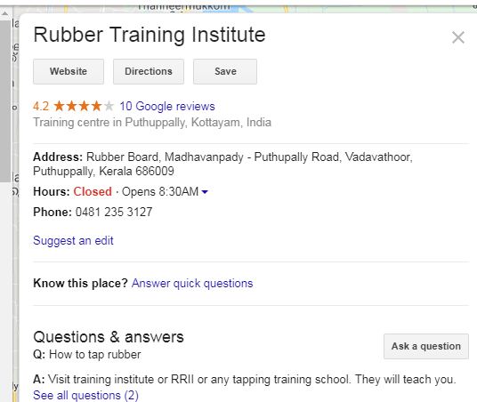 rubber-training-institute