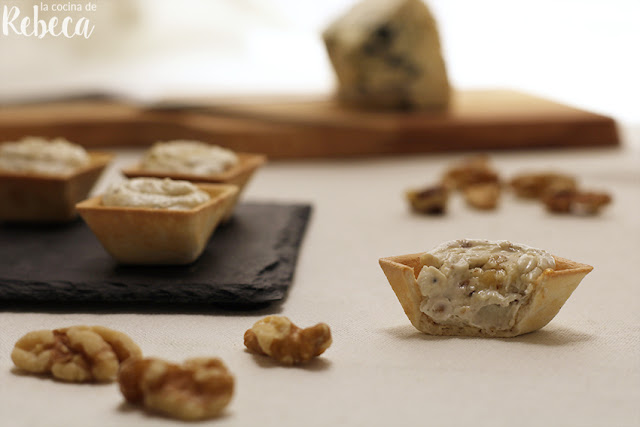 Paté de nueces y queso azul