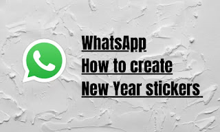 WhatsApp New Year stickers