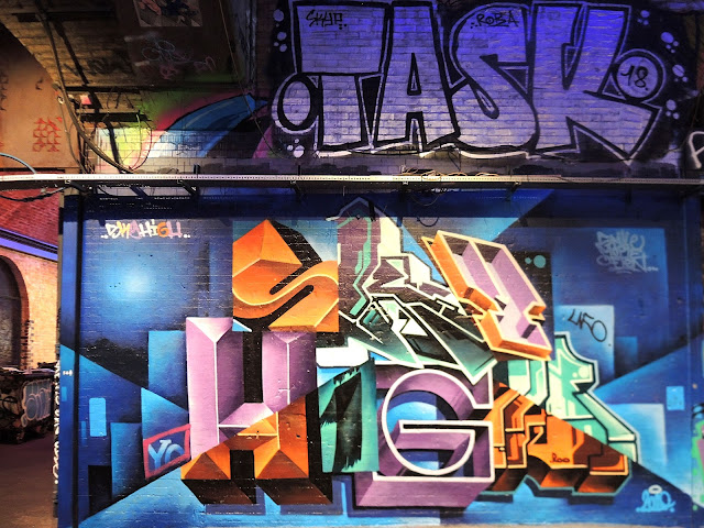 Londen: Graffiti in de tunnel van Leake Street 