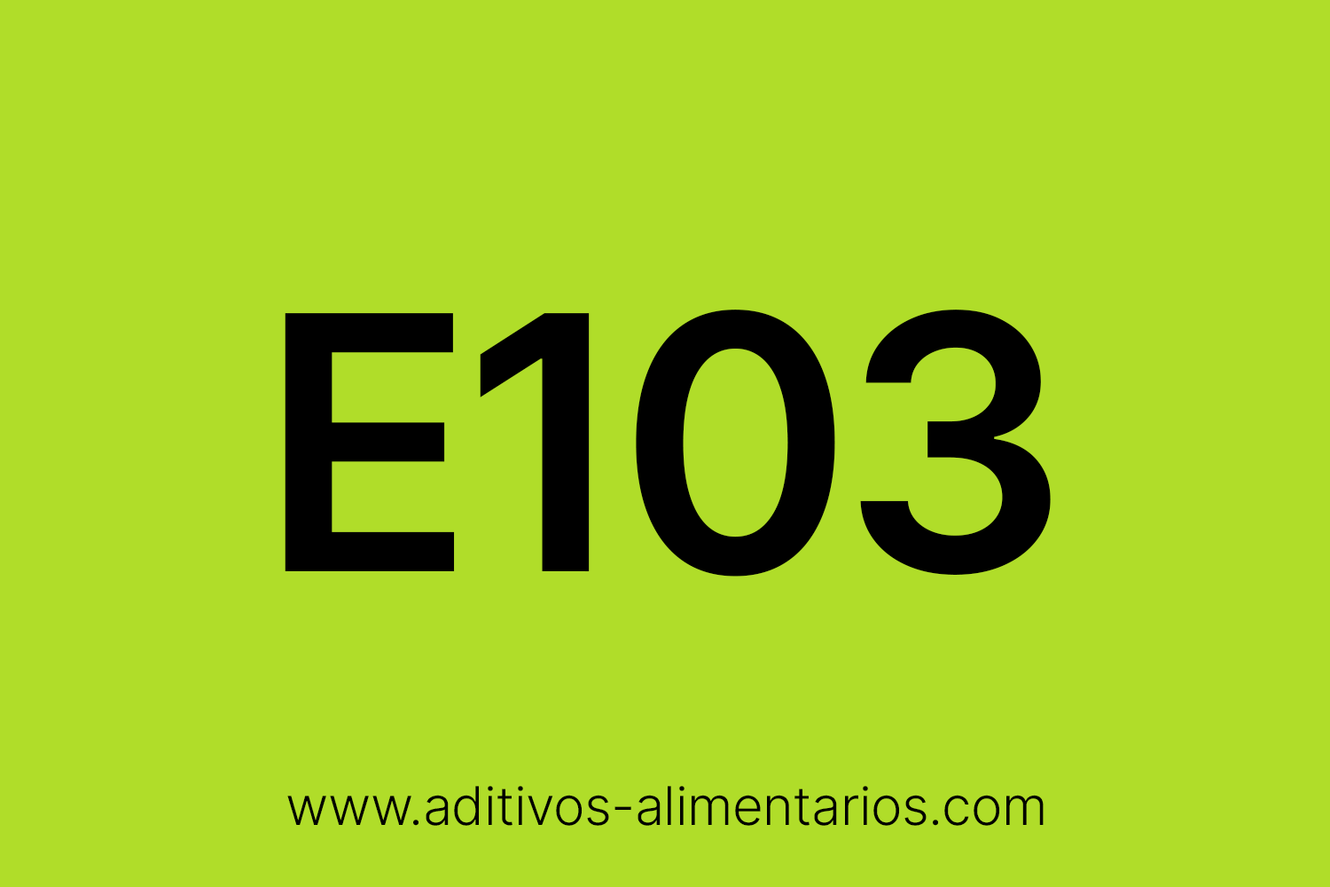 Aditivo Alimentario • E103 • Crisoína