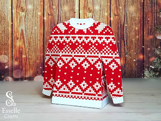 Christmas Jumper Box by Esselle Crafts