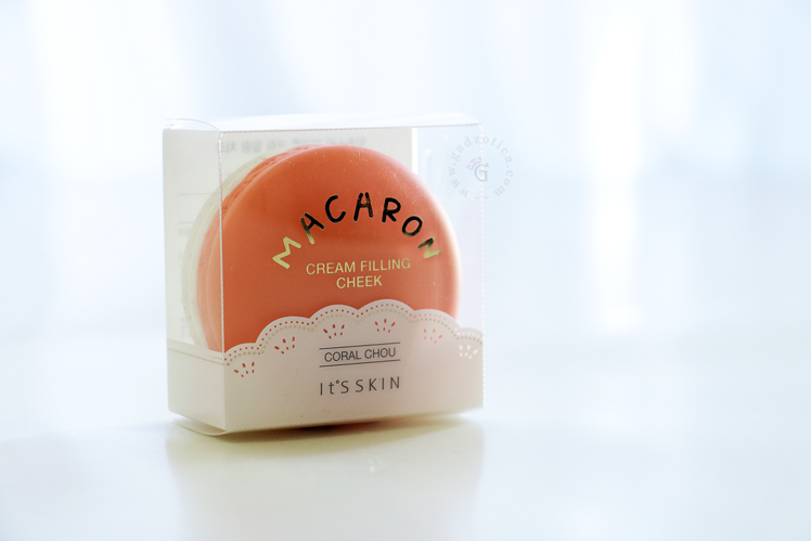 It's Skin Macaron Cream Filling Cheek - Coral Chou
