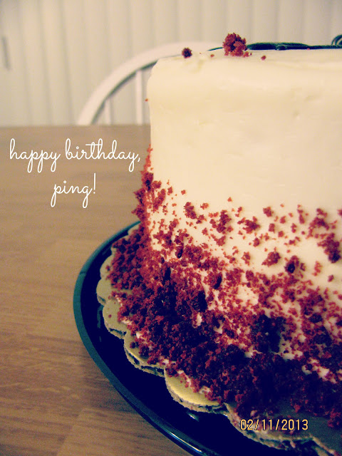 Red Velvet Birthday Cake