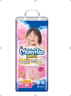 Harga Mamy Poko Pants Girl 24'S Extra Soft Fit Extralarge di Indomaret