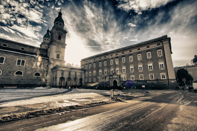 Mozartplatz e Duomo-Salisburgo