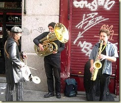 musicos en la calle