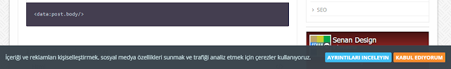 Blogger Çerezler için CSS eklentisi