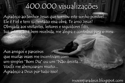 Agradecimento 400.000 visualizações