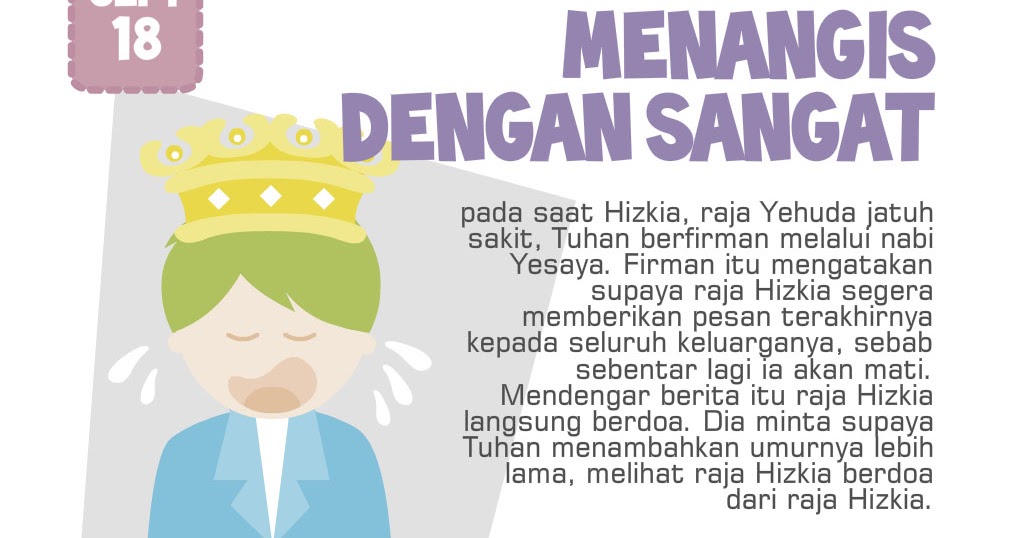 Komik Alkitab Anak: Renungan Harian : Minggu, 18 September 