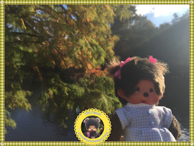 Diana la Monchhichi se promène au Parc de rouelles le havre