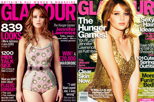 Jennifer Lawrence- Glamour US & UK Magazine Scans- 12 Pics