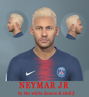 PES 2019 Faces Neymar Jr by Jarray & The White Demon