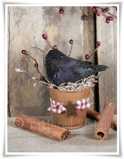 Primitive Crow in a Bucket