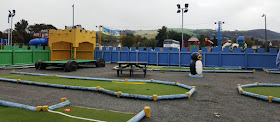 Crazy Golf course at Pontins Prestatyn Sands Holiday Park