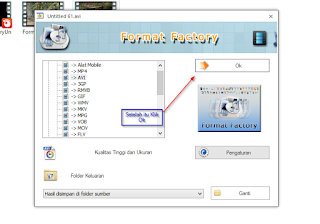 Setting Format Factory