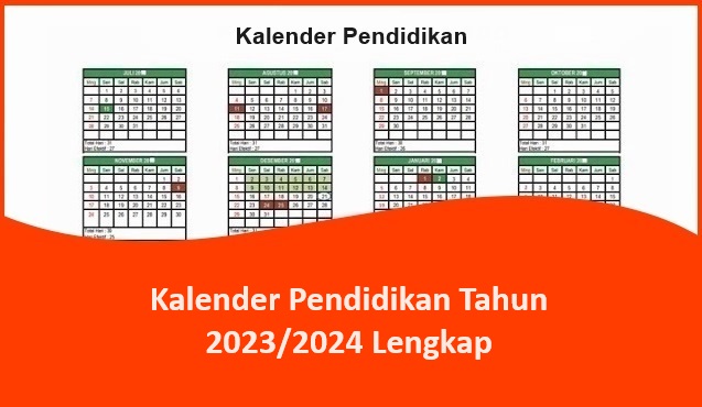 Kalender Pendidikan Tahun 2023/2024 Lengkap