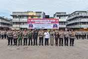 Kapolres Dwi Prasetio Wibowo Pimpin Apel Pembentukan Polisi RW/Kepling Polres Padang Sidempuan
