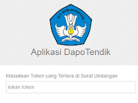 Token Aplikasi DapoTendik 2017