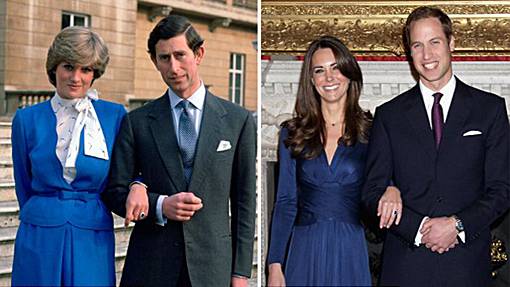 Perbandingan Pernikahan Pangeran William dan Kate Middleton dengan Pernikahan Putri Diana dan Pangeran Charles