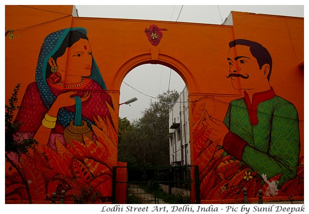 City of Art & Colours - Lodhi Colony, Delhi, India - Image by Sunil Deepak
