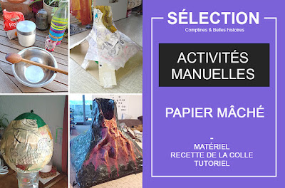 papier mâché, recette de la colle, tutoriel de réalisation DIY, matériel et ingrédients