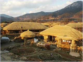 Korean traditional village.