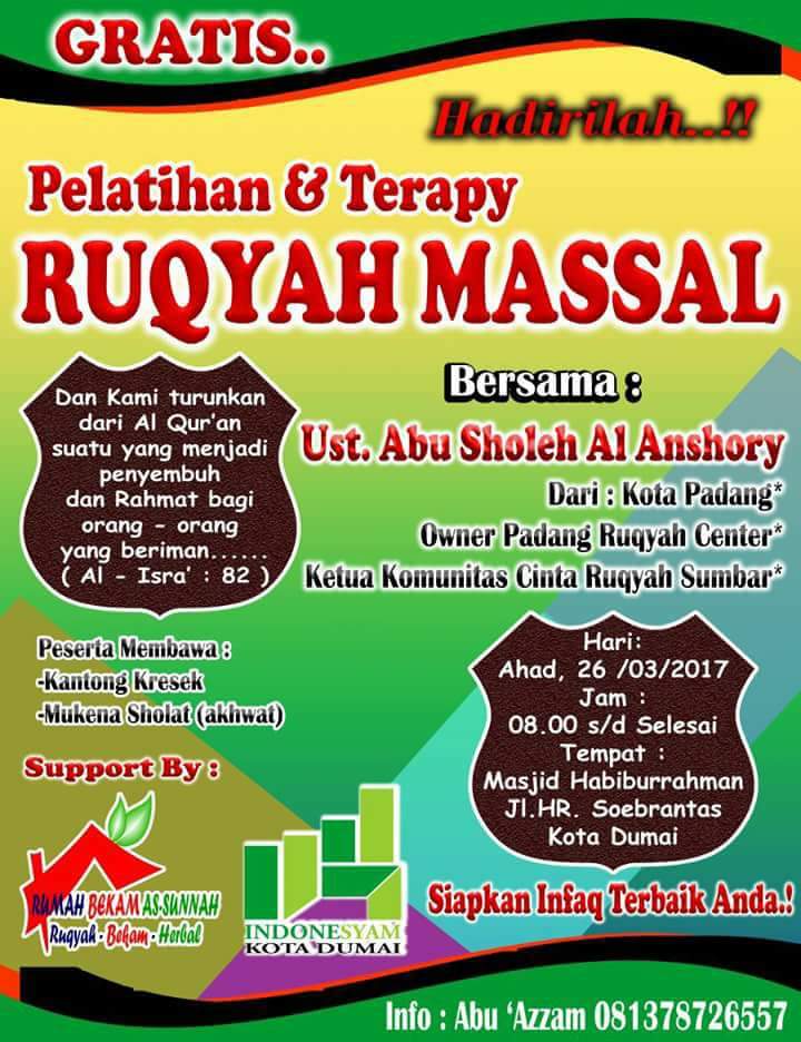 Ruqyah Massal di Kota Dumai - Riau