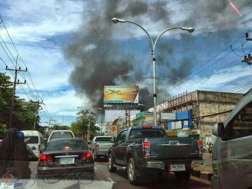Gambar Insiden Letupan Bom Di Bandar Hatyai 6 Mei 2014  HATYAI: Lima 