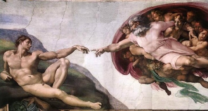 Michael Angelo Paintings Of God. and Michelangelo executed