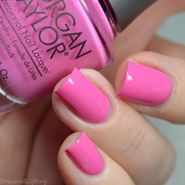 hot pink creme nail polish