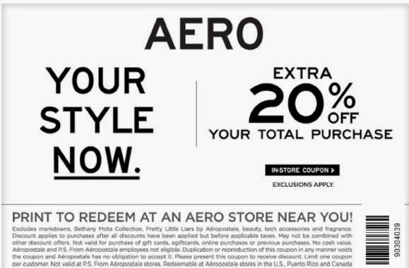 aeropostale coupons