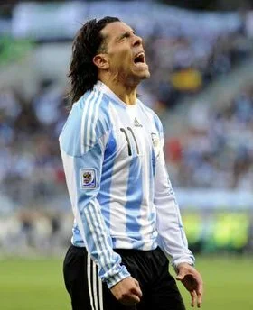 Carlos Tévez of Argentina