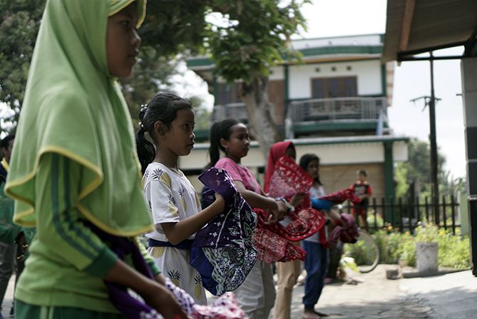 Aktivitas anak-anak berlatih menari tiap akhir pekan