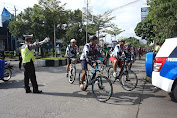    Polres Purbalingga Gelar Pengamanan Jalur Gowes Lanal Cilacap