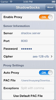 Cydia ShadowSocks